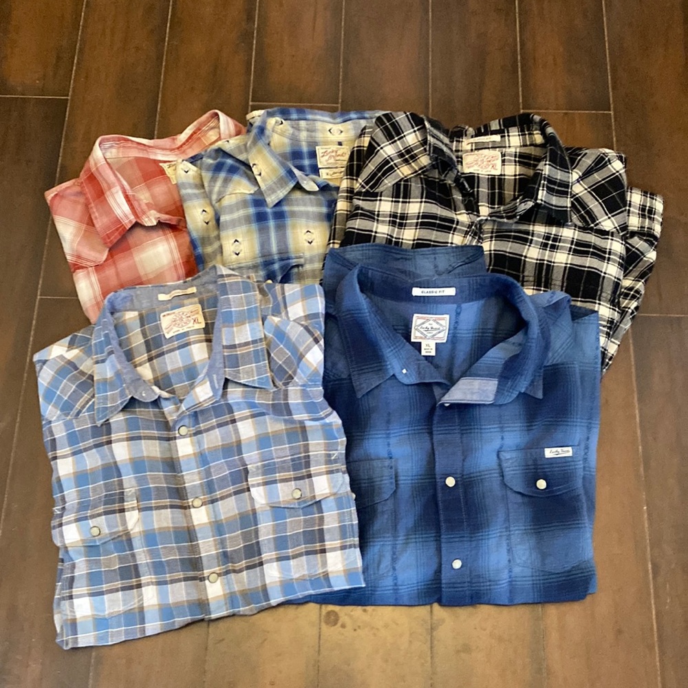 Mens Lucky Shirt - Lot of 5